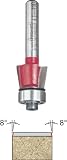 Freud 41-110 8-Degree Two Flute Bevel Trim Router Bit with 1/4-Inch Shank