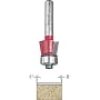 Freud 41-110 8-Degree Two Flute Bevel Trim Router Bit with 1/4-Inch Shank