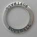 Sterling Silver Softball Affirmation Band