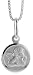 Sterling Silver Guardian Angel Medal 3/8