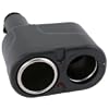 Dual Car Adapter Black