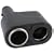 Two-Way 12V DC Car Charger Cigar Cigarette Lighter Double Power Adapter Socket Splitter, Black / DUAL SPLITTER / UNIVERSAL for suitable for cell phone, GPS, iPod, and PDA (ALL Cell Phone Models such as Apple iPhone , Acer, Asus, Audiovox, Blackberry, Casio, Dell, Dopod, Garmin, Handspring, Hitachi, HP, Compaq, HTC, i-Mate, Kyocera, LG, MiTac, Motorola, NEC, Nokia, Palm, Pantech, Samsung, Sanyo, Sharp, Siemens, Sony Ericsson, Sidekick, UTStarcom and All Carriers including AT&T(Cingular), T-Mobile, Verizon Wireless, AllTel, Sprint, Nextel, SunCom, US Cellular etc.) by HiTechCloseout