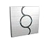 Kitchen & Housewares : DR-2 DESIGNER CHROME TOUCH LIGHT SWITCH 2 GANG w/ DIMMER