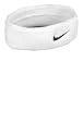 Nike Swoosh white / black headband