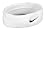 Nike Swoosh white / black headband