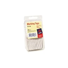 Avery White Marking Tags, Strung, 1.75 x 1.093 Inches, Pack of 100 (11062)