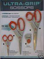 Cutting Edge Ultra Grip Scissors 3 pk