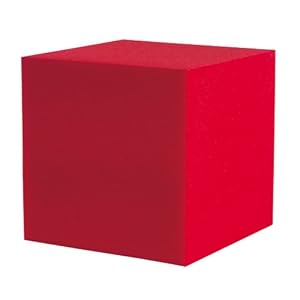 Auralex 12CUBERED 12 CornerFill Cube; 2- 12x12x12 Pieces in Red by