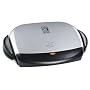 George Foreman GRP4P Next Grilleration 4-Burger Grill with Removable Plates, Platinum
