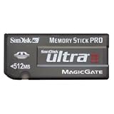 SanDisk SDMSPH-512-A10 512 MB Ultra II Memory Stick PRO Card (Retail Package)