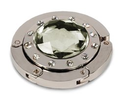Diamond Crystal Gemstone Folding Purse Hook Hanger