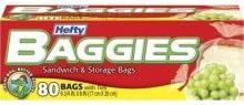 BaggiesSandwich Bags 80-Count