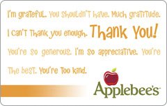 Applebee's Thank You! Gift Card