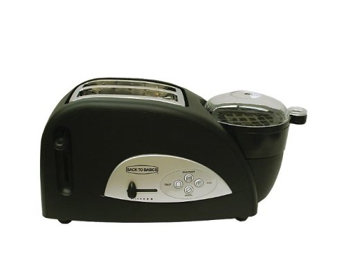 Back to Basics TEM500 Egg-and-Muffin 2-Slice Toaster and Egg Poacher