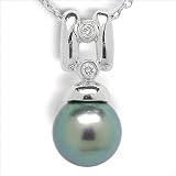 Hope Black Akoya Cultured Pearl Pendant