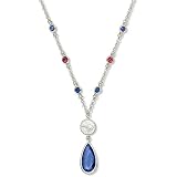 LogoArt New England Patriots Crystal Necklace