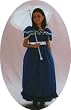 Child Southern Belle Costume Dress - 19th Century Lady (Parasol shown not included - we do include a white toy umbrella however)
