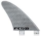 FCS H-2 ORIGINAL SILVER Ultra-Light Epoxy Surfboard Fin Set
