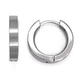 Titanium Huggie Hoop Earrings