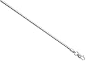 Sterling Silver 2.5 mm Heavy Italian Snake Chain Nickel Free. 7", 8", 16", 18", 20", 22", 24", 30"