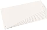 Produkt-Bild: Herlitz 10838506 Trennstreifen Trapez 120x230 mm, Inh.100, wei&szlig;