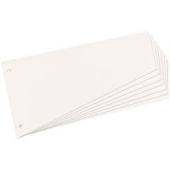 Herlitz 10838506 Trennstreifen Trapez 120x230 mm, Inh.100, wei�