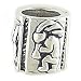 Kokopelli And Butterfly Solid 925 Sterling Silver Bead Fits European Charm Bracelet
