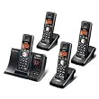 Uniden 5.8GHz Digital Cordless Phone with Digital Answering System and 3 Extra Handsets in Black (Model# TRU9280-4)