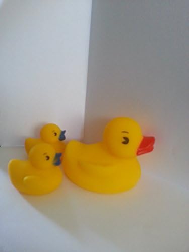 Floating Rubber Duck Bath Toys, 3-ct. Pack Large Mother and Two Small Kids