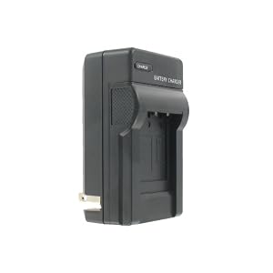 Panasonic Lumix DMC-FH20 Digital Camera Battery Charger - TechFuel® AC & DC Compatible Travel Battery Charger
