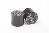 cheap plugs body jewelry-Organic Body Jewelry Plugs Handmade From Water Buffalo Horn 2ga (6mm) Sold As a Pair