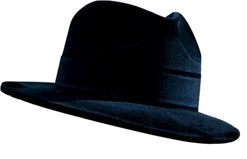 Gangster Fedora Black