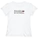 T-Shirt Woman White Elegant Flag 