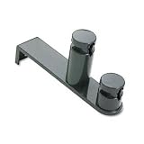 Office Products : Over-The-Panel Double Hook, Polystyrene, Graphite Gray