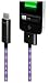 Dexim Visible Green Black Charge And Sync Usb Cable For Ipho