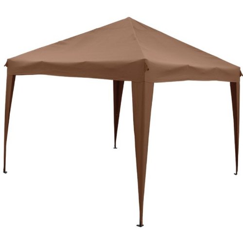 Easy Up Gazebo - 3m x 3m - Mocha