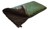 Buy Black Pine Hunta's +0 Degree fleece lined canvas Sleeping Bag (Black)