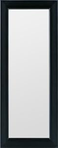 Gallery Solutions Black Locker Mirror, 4-Inch by 12-Inch