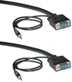 HD15 (SVGA) Male + 3.5 Stereo Male / HD15 (SVGA) Male + 3.5 Stereo Male, D  ....