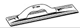 Aluminum Hand Float 15-1/2 x