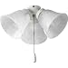 319CH%2BVoejL. SL75  Progress Lighting P2611 33 2 Light Kit with White Opal Glass For Use with P2500, P2501 and P2502 Ceiling Fans, Cobblestone