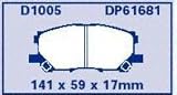 EBC Brakes DP61681 Greenstuff Street Sport Disc Pad