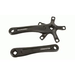 Redline Microline Crank Arm Set - 155mm, Square, Black