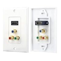 Pyle Home PHDMRCF3 HDMI/3 RGB/RCA Component Combo Wall Plate