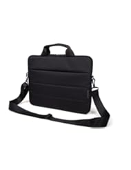 PC Accessory: LUVVITT? MASTER Briefcase Slim Bag with Shoulder Strap and Handle for 13 Inch Apple MacBook Air / Apple MacBook Pro - Black - Luvvitt