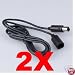 2 Brand New Nintendo Gamecube Extension Cables 6 Feet