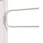 Whitney Design H5121 Hinge-It Spacemaker Double Hanging Bar, White