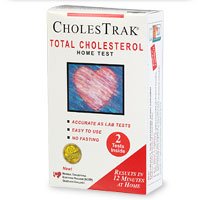 CholesTrak Home Cholesterol Test 2 ea