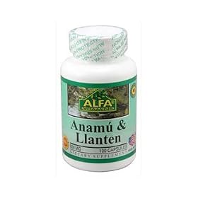 Alfa Vitamins Anamu & Llanten 100 capsules Immune Support Heal Wounds