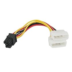 HDE&reg; PCI Express 6 Pin to 2 x 4 Pin Molex